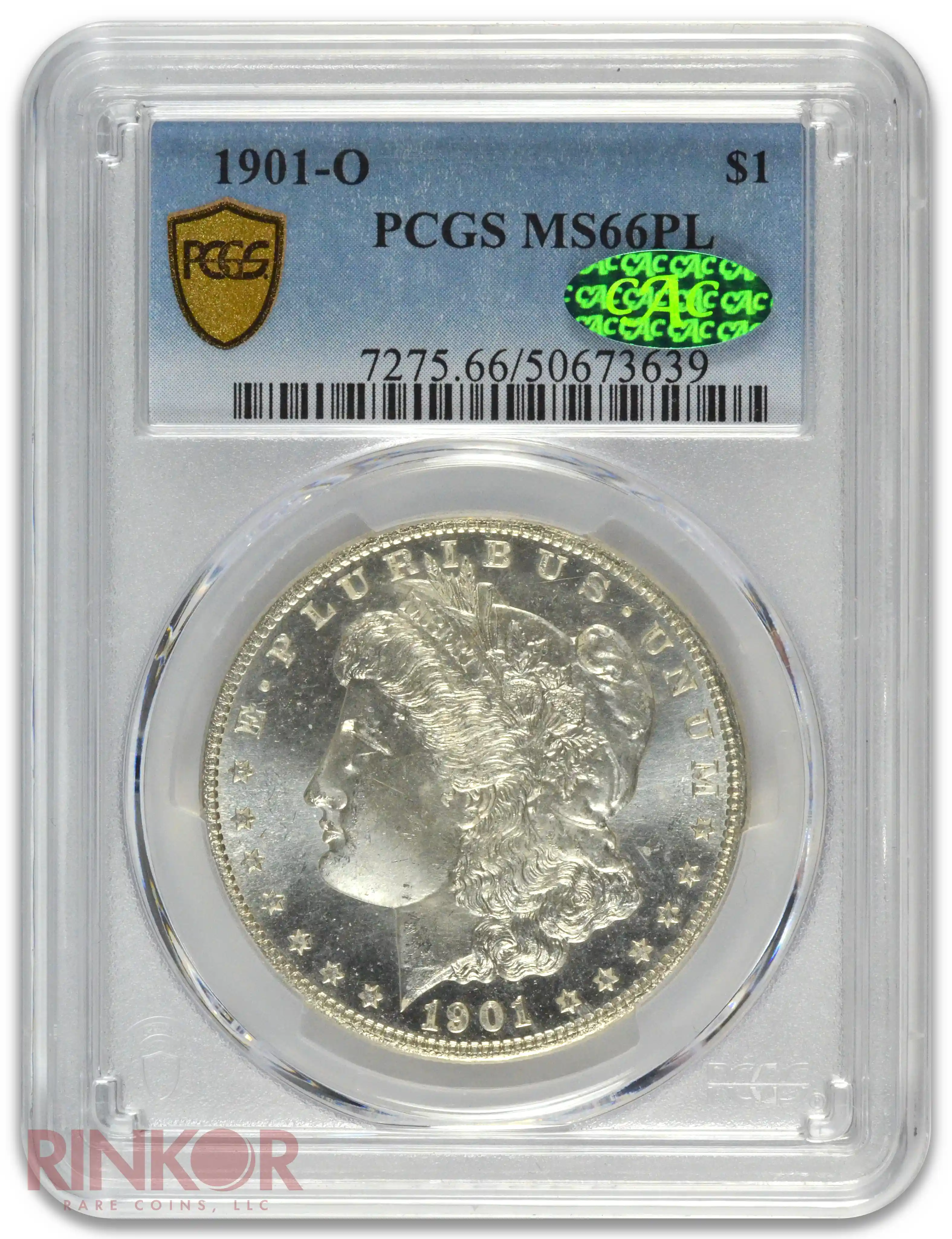 1901-O $1 PCGS MS 66 PL CAC