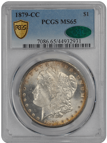 1879-CC $1 Morgan Dollar PCGS  (CAC) #3400-5 MS65
