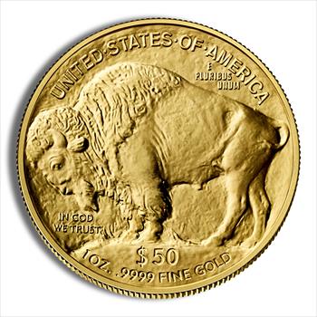 2024 1 oz Gold Buffalo - BU other side