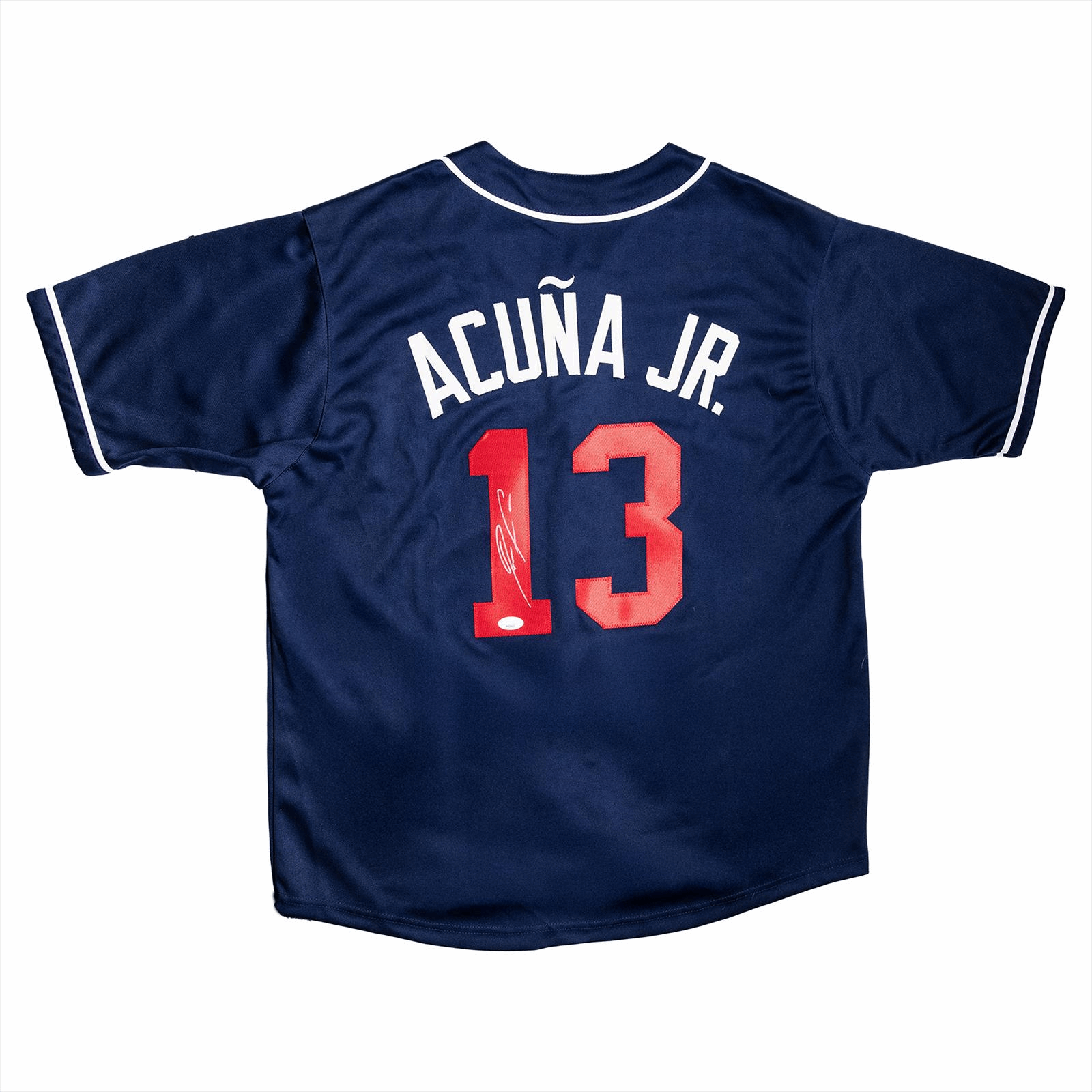 Ronald Acuna Jr. Signed Custom Jersey JSA Certified 