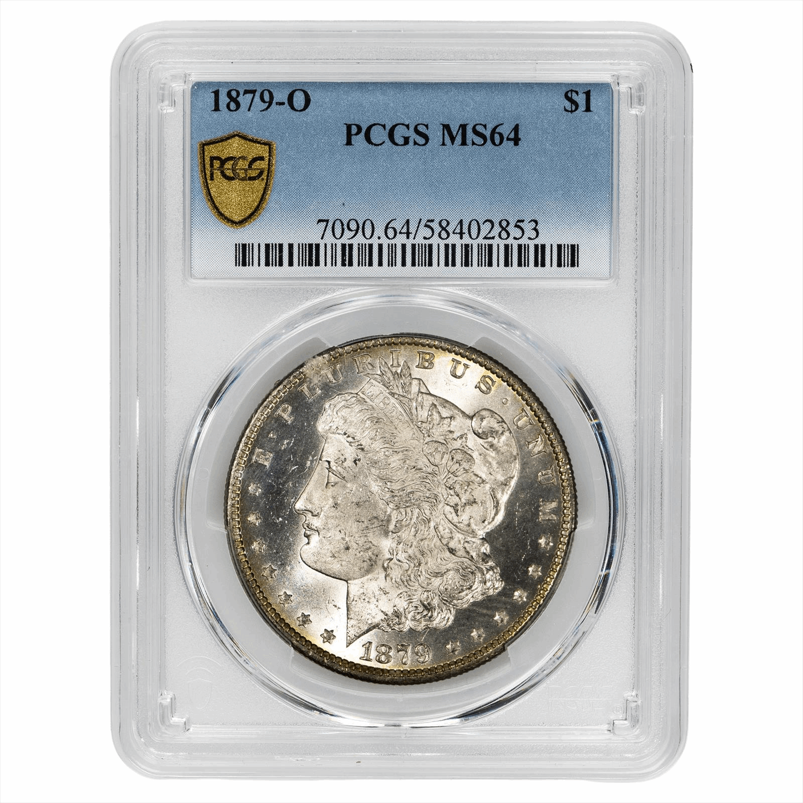 1879-O Morgan Silver Dollar $1 PCGS MS 64 