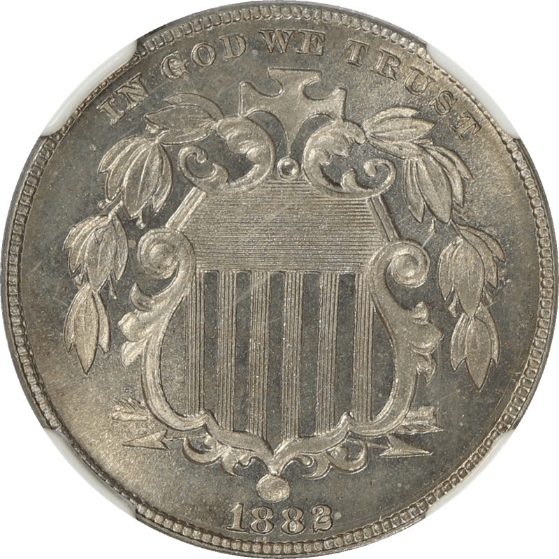 1882 Shield Nickel 5c, NGC PR 65 - Nice Original Coin