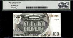AUSTRIA OESTERRIECHISCHE NATIONALBANK 100 SCHILLING 2.1.1984 GEM NEW 65PPQ 