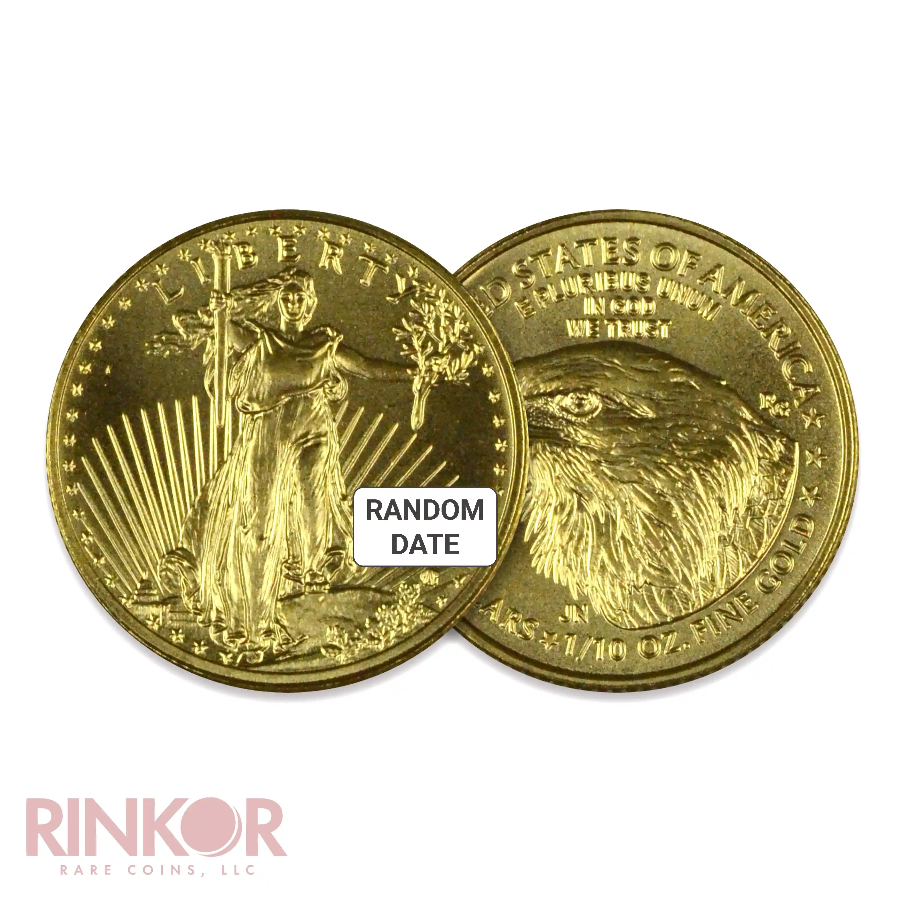 1/10thoz American Gold Eagle Gem BU (Random Date)