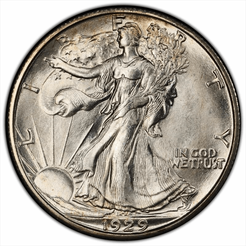 1929-D 50C PCGS MS 65+