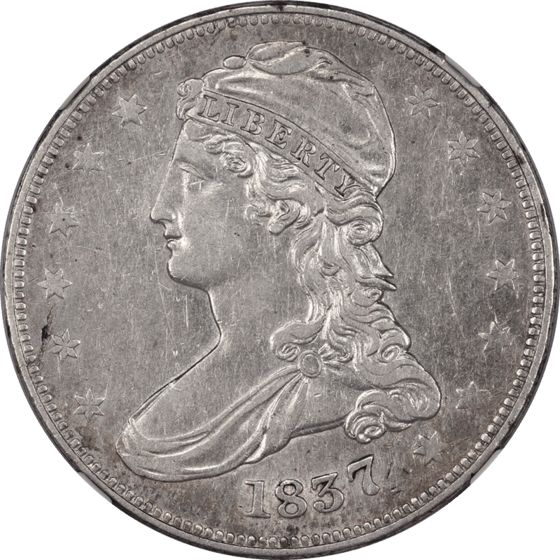 1837 Capped Bust Half Dollar, NGC XF 45