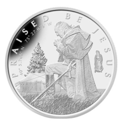TUBE - 1 OZ PRAISED BE JESUS 1 OZ SILVER ROUND (20 ROUNDS +1 TUBE)