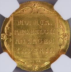 1849 Netherland Ducat NGC MS63 