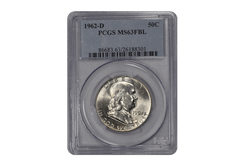1962-D Franklin PCGS FBL 63