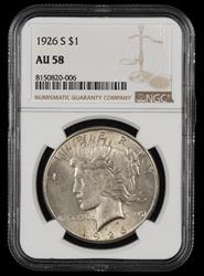 1926 S $1 NGC AU58 AU58
