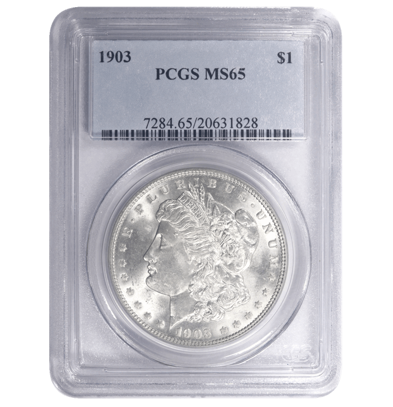 1903  Morgan Silver Dollar, PCGS MS 65 - Nice Original Coin