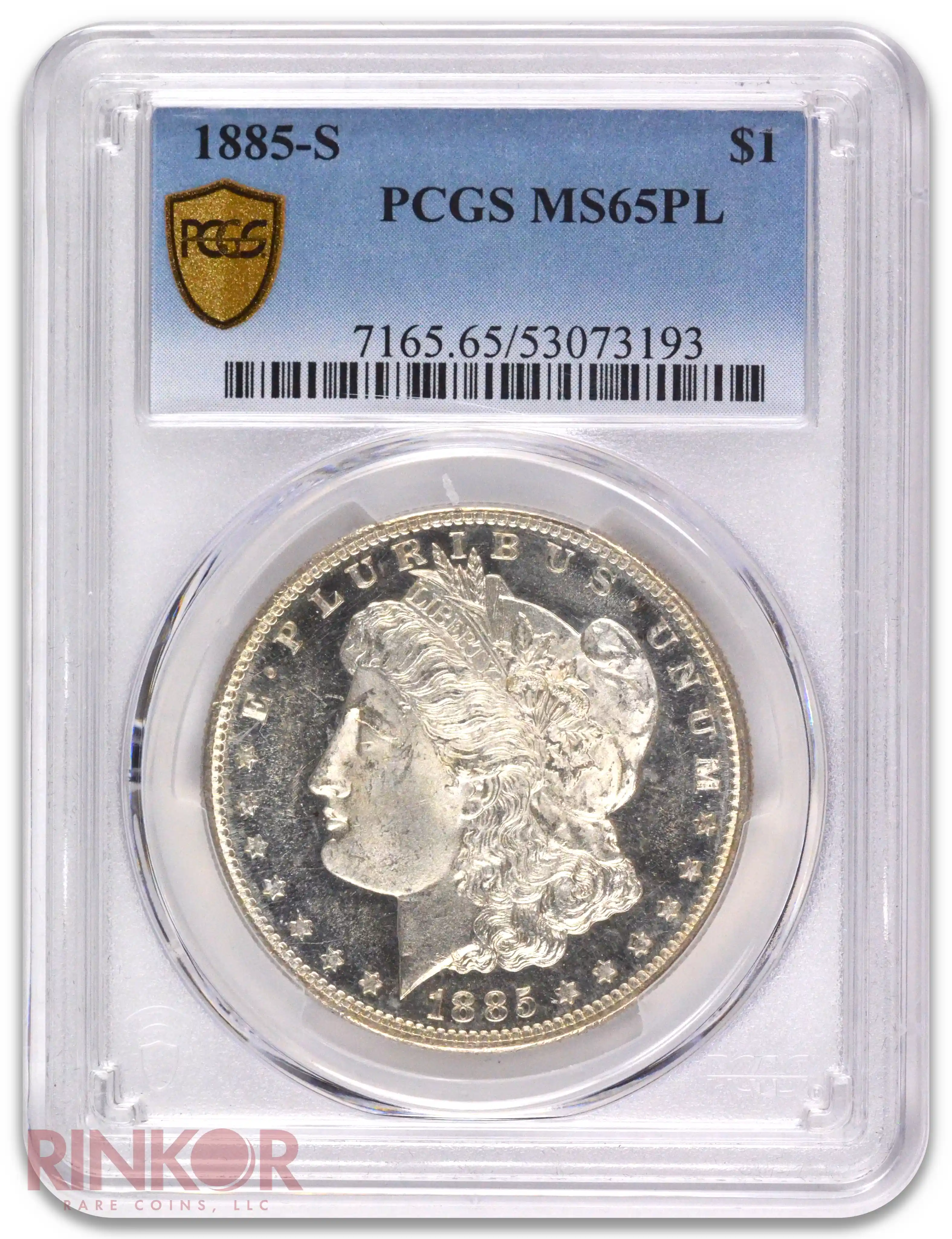 1885-S $1 Morgan Dollar PCGS MS 65 PL