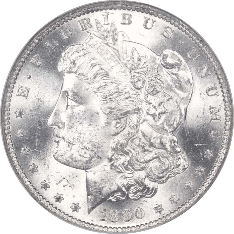 1890 S Morgan Silver Dollar NGC MS 63 