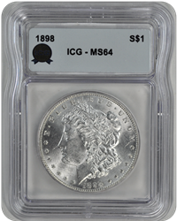 1898-O Morgan ICG MS 64