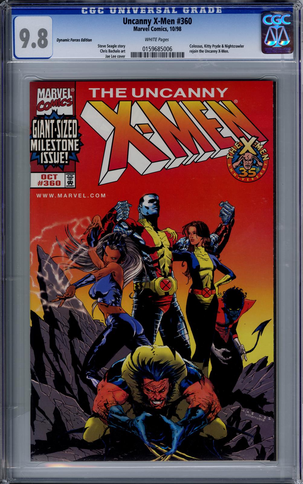 Uncanny X-Men #360 CGC 9.8 (Marvel, 1998) 