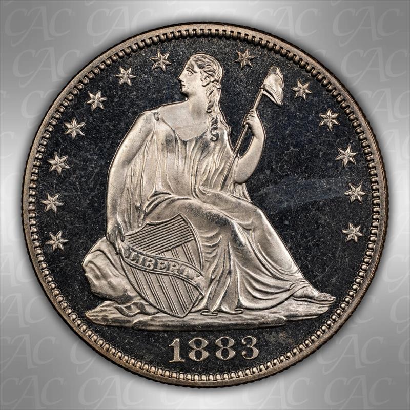 1883 50c CACG PR 65 DCAM