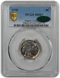 1930 Buffalo PCGS CAC MS 67