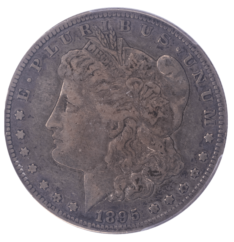 1895-S Morgan Silver Dollar $1 PCGS VF 25 