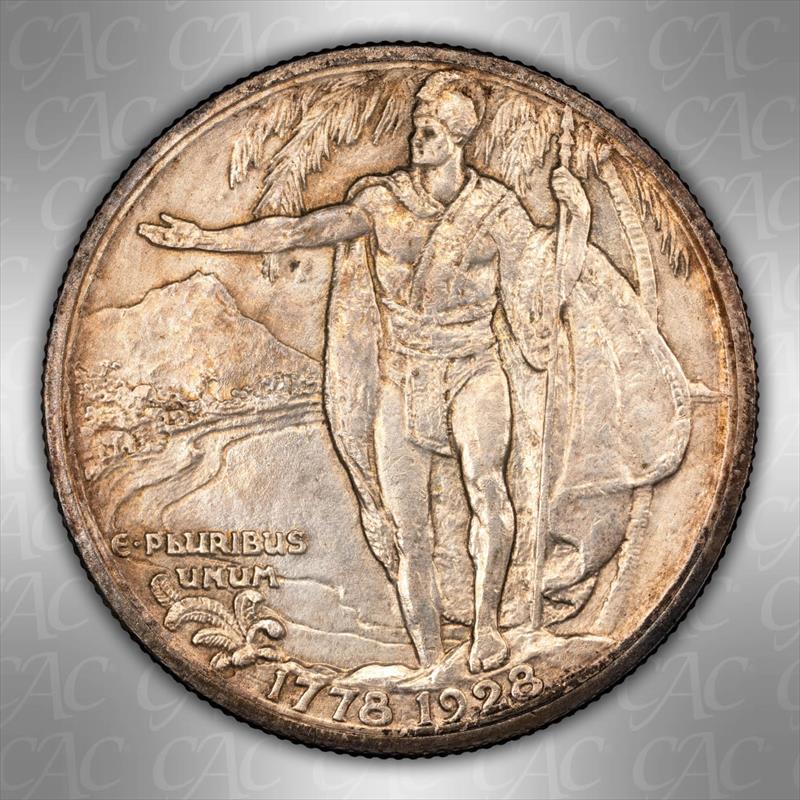1928 Hawaiian 50c CACG MS 63