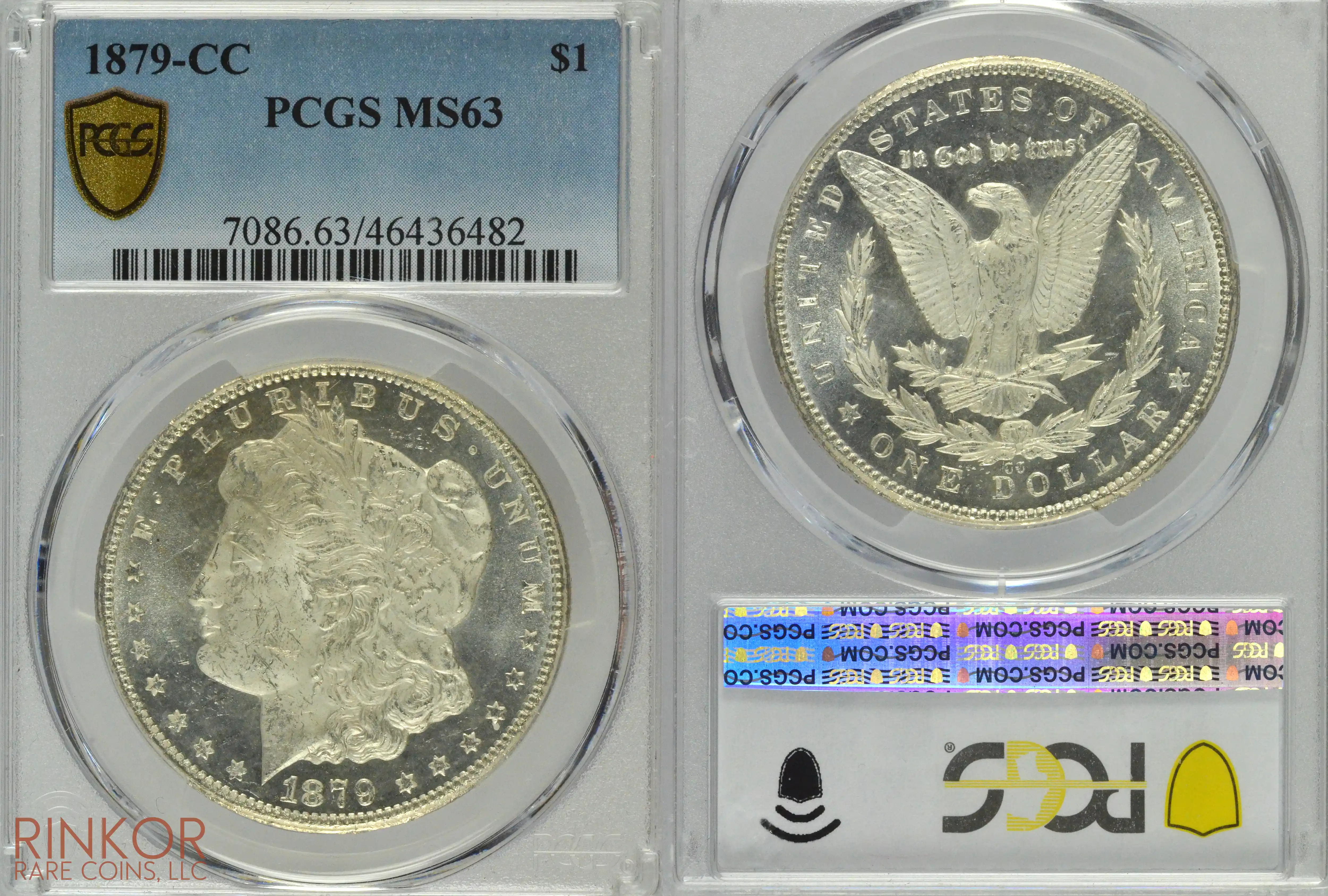 1879-CC $1 PCGS MS 63