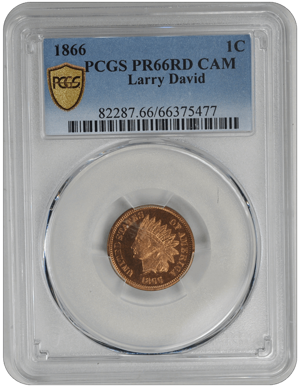 1866 Indian Head PCGS CAM 66