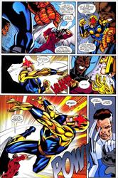 Nova #4, Page 18 Artist:  Joe Bennett (Penciller) ,  Armando  Durruthy (Inker) Media Type: Pen and Ink Art Type: Interior Page 