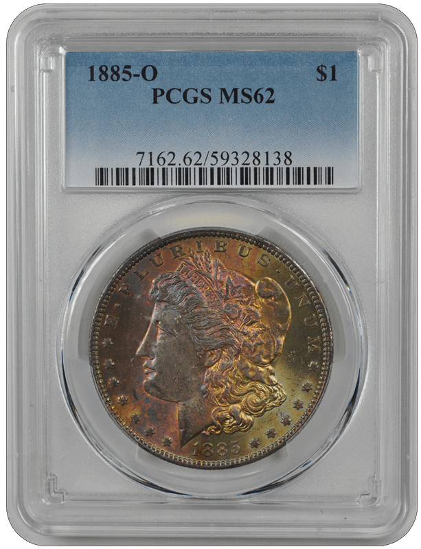 1885-O Morgan PCGS MS 62