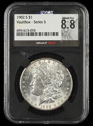 1902 S $1 NGC AU 58