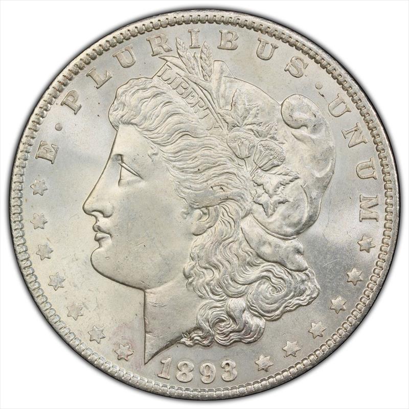 1893 $1 PCGS MS 64