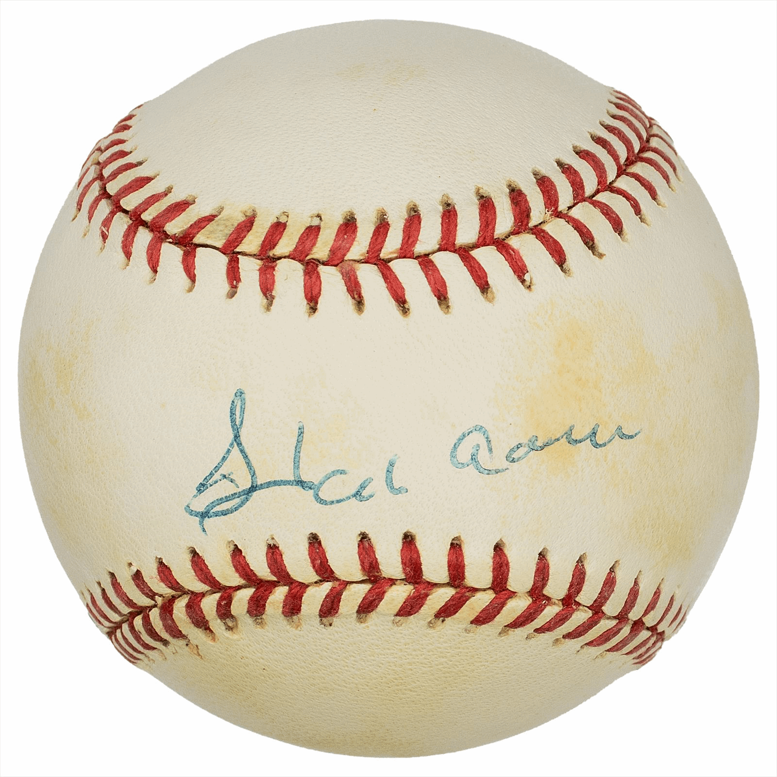 1992-93 Hank Aaron Signed Baseball JSA Authenticated w/ LoA 