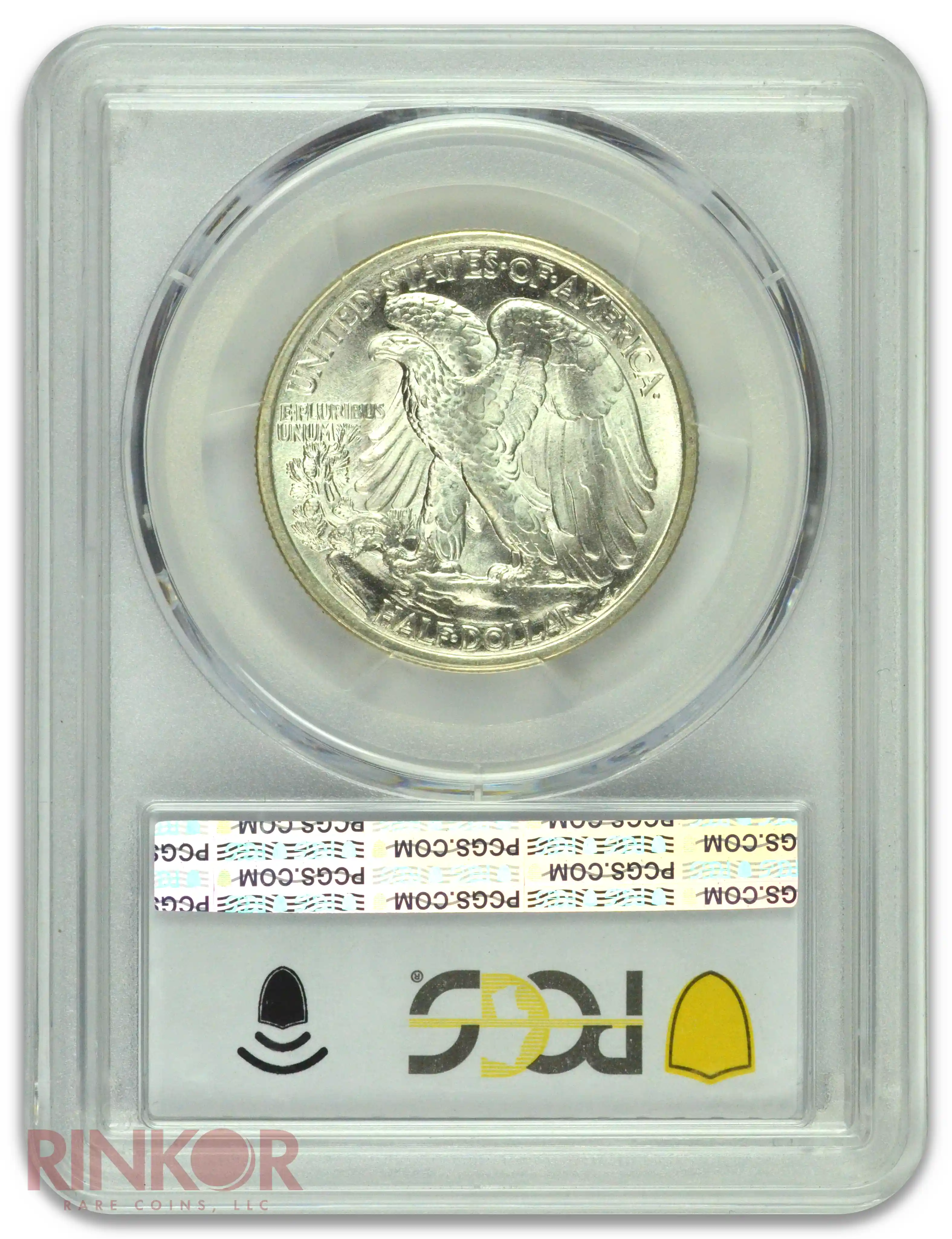 1916 Walking Liberty Half Dollar PCGS Reverse