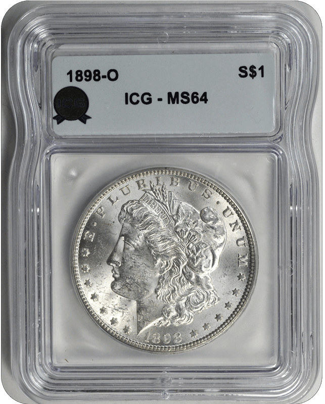 1898-O Morgan ICG MS 64