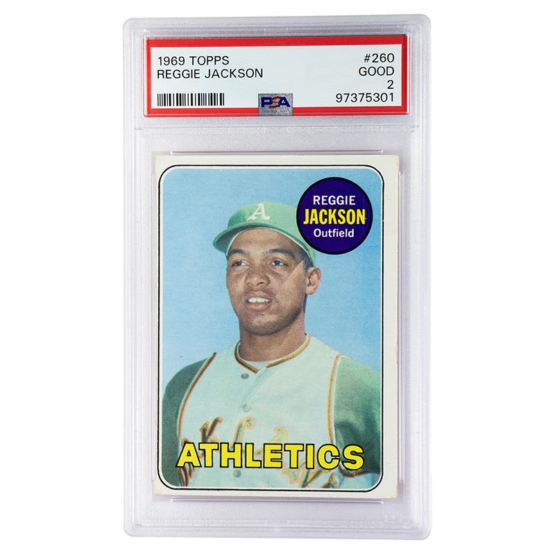 1969 Topps Reggie Jackson #260 PSA Good 2 Cert #97375301