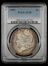 1903 $1 PCGS AU 55
