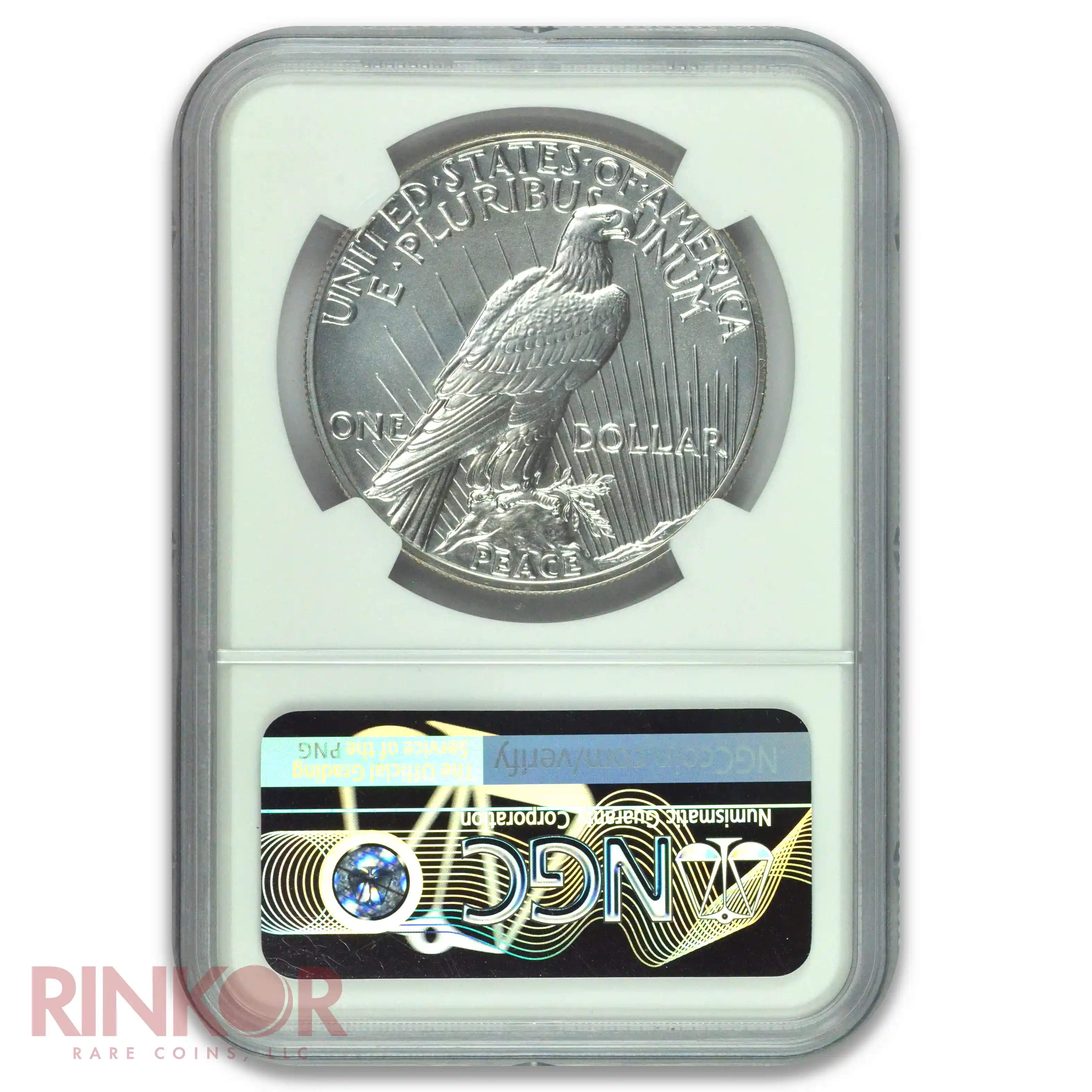 2021 $1 Peace Dollar 100th Anniversary NGC MS 70