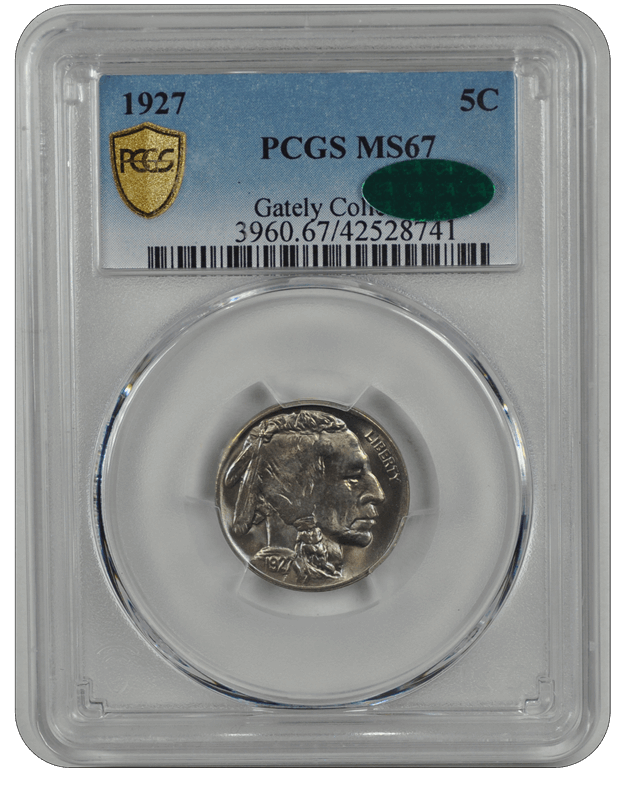 1927 Buffalo PCGS CAC MS 67