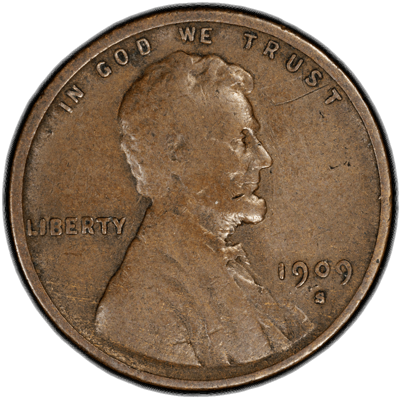 1909-S VDB 1C PCGS VF-20