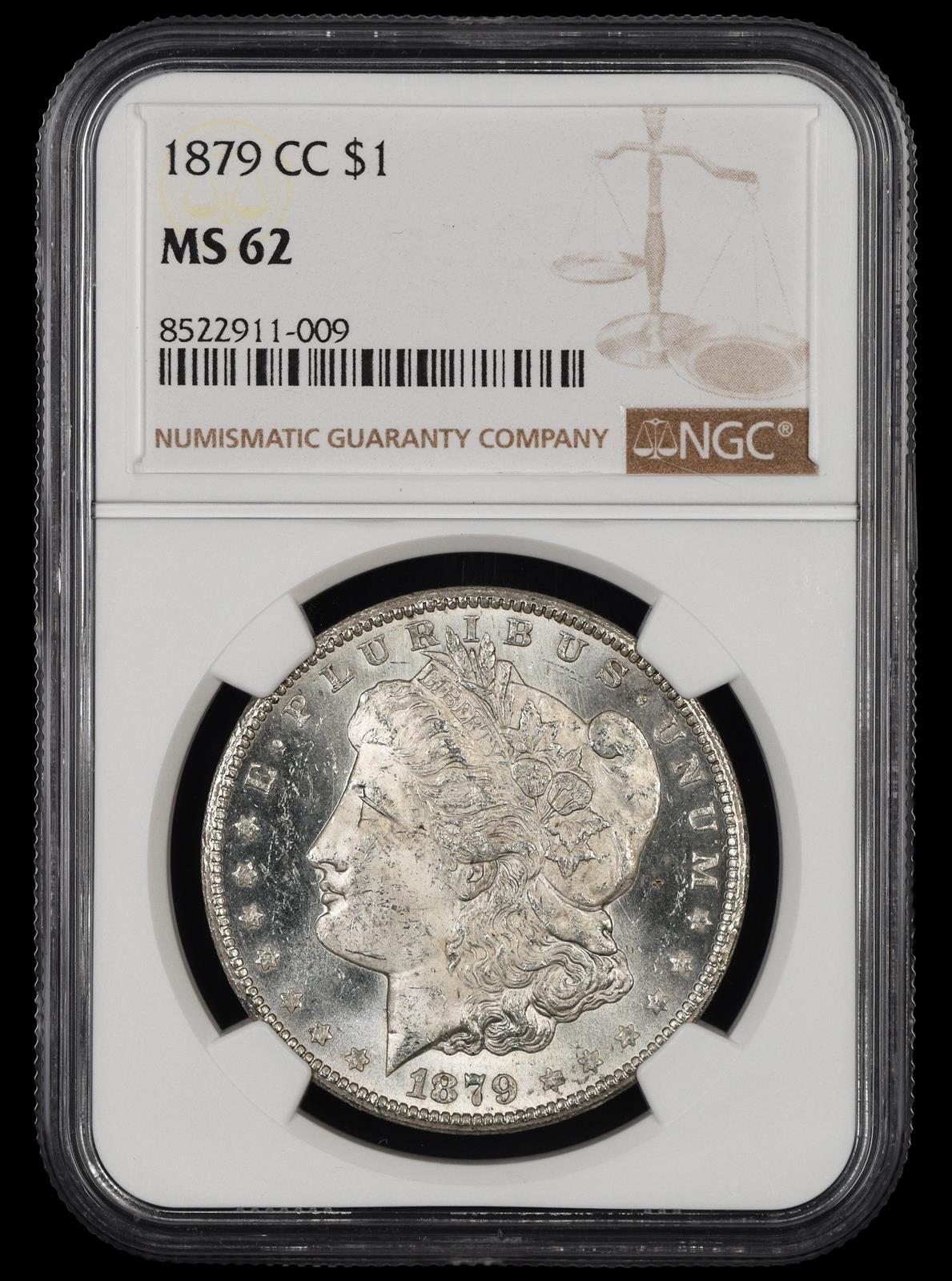 1879 CC $1 NGC MS 62