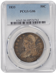 1833 Capped Bust PCGS G-06