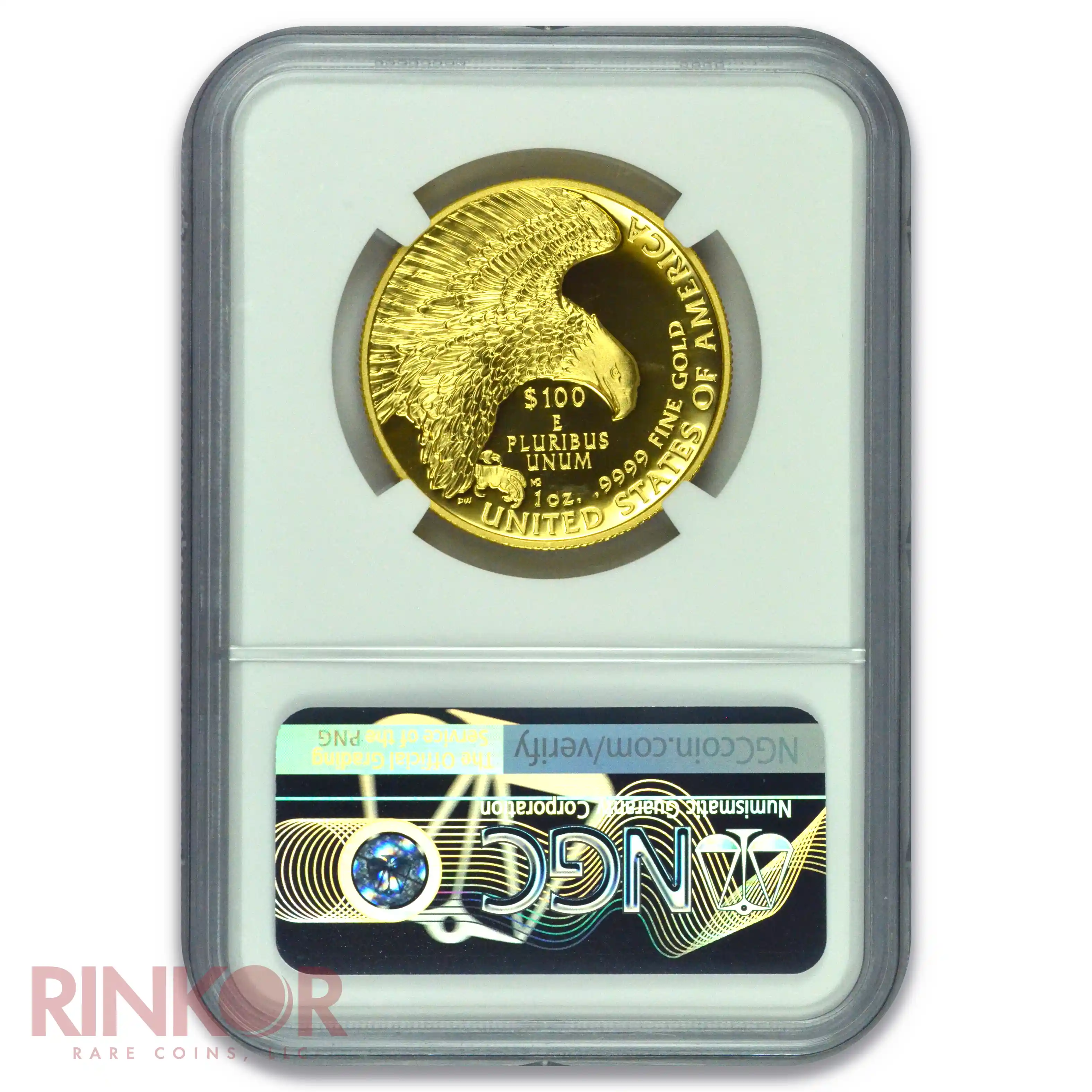 2019-W Enhanced 1oz American Liberty Gold High Relief Bressett Sig NGC SP 70