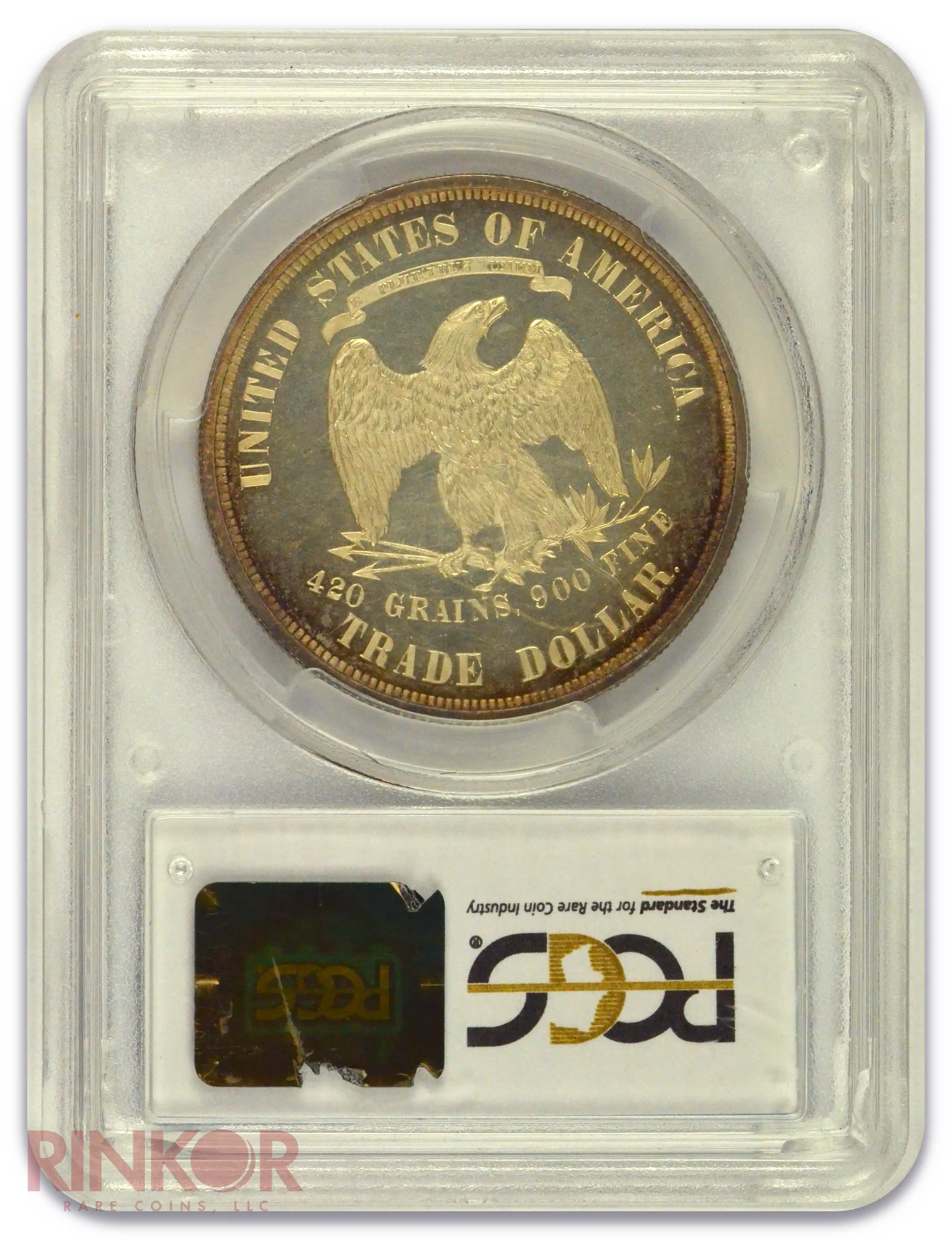 1875 $1 Trade Dollar PCGS PR 64 DCAM 