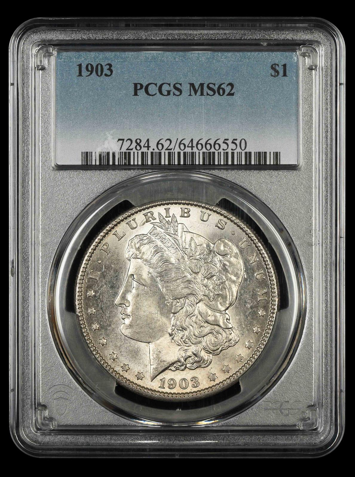 1903 $1 PCGS MS62