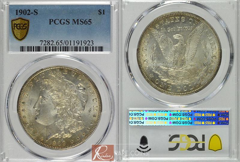 1902-S $1 PCGS MS 65 