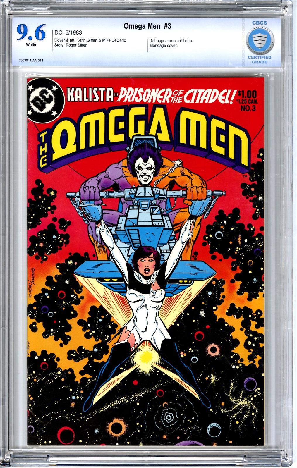 Omega Men #3 CBCS 9.6 9.6