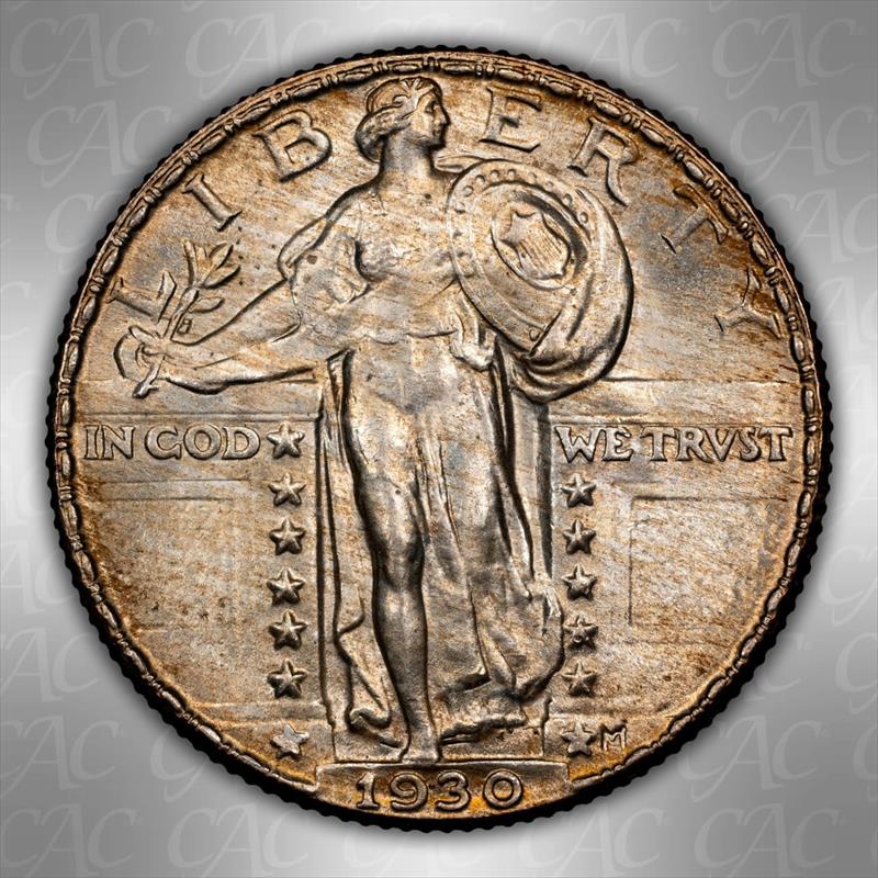 1930 25C CACG MS 66 FH 