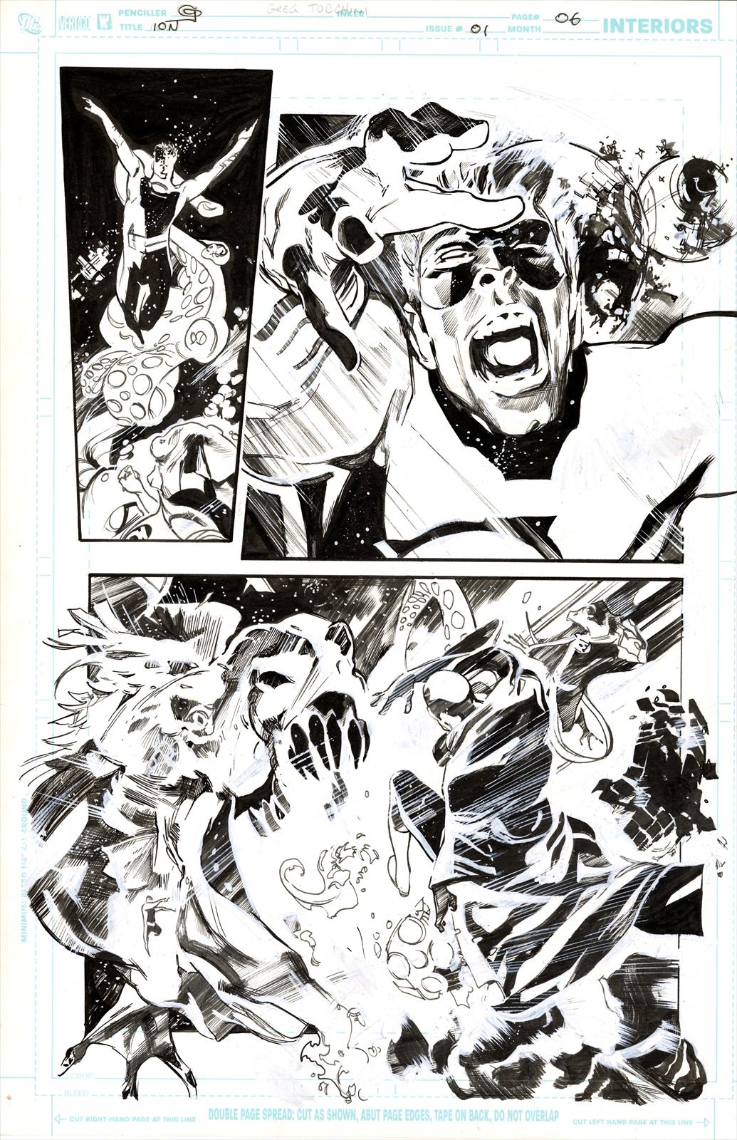 Ion #1, Page 6 Artist:  Greg  Tocchini (Penciller) ,  Jay  Leisten (Inker) Media Type: Pen and Ink Art Type: Interior Page 