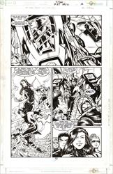 Titans #27, Page 12 Artist:  Paul  Pelletier (Penciller) ,  Bud  LaRosa (Inker) Media Type: Pen and Ink Art Type: Interior Page 