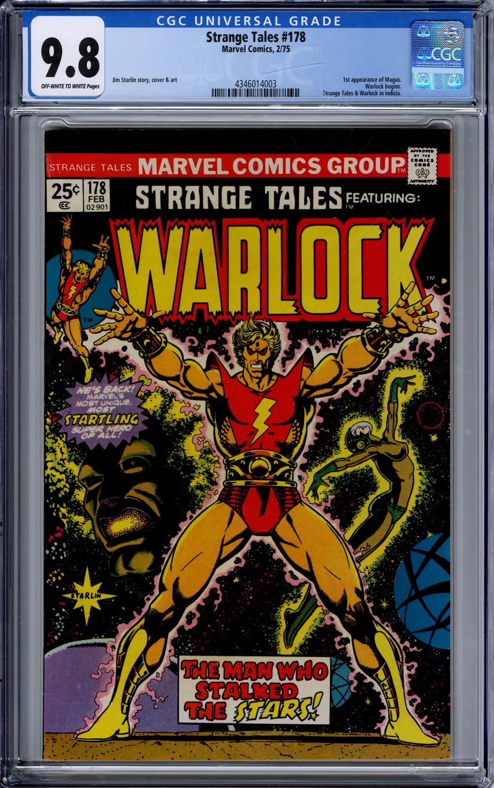 Strange Tales #178 CGC 9.8 (Marvel, 1975) 