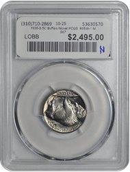 1935-S 5C Buffalo Nickel PCGS  #3596-1 MS67