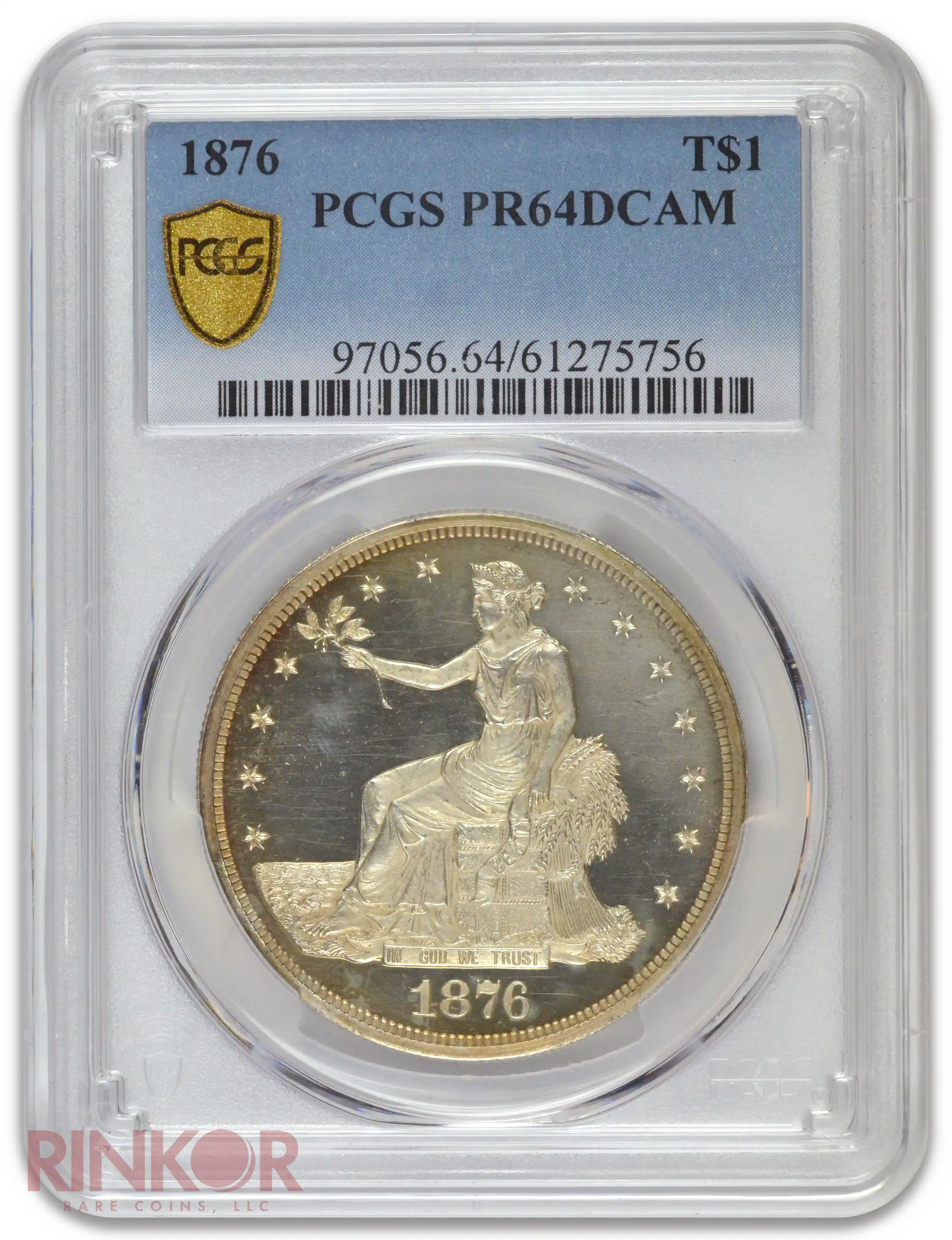 1876 $1 Trade Dollar PCGS